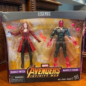 Vision and The Scarlet Witch Marvel Legends 2 Pack